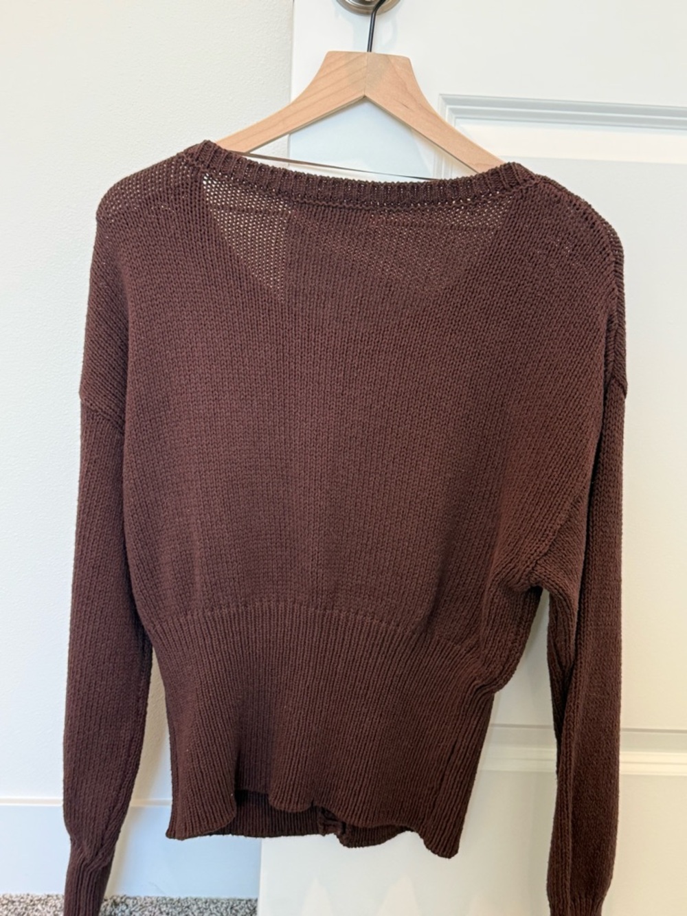 Free People Button-Front Knit Sweater Cardigan - Picture 5 of 5